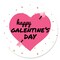 Big Dot of Happiness Be My Galentine - Galentine's and Valentine's Day Party Circle Sticker Labels - 24 Count